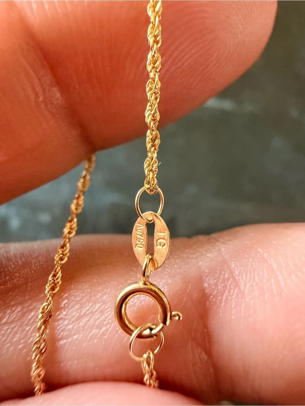 CHANEL Gold Double C Logo Pendant Necklace.18k real gold not plated Lightweight